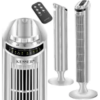 Kesser - Ventilateur tournant avec télécommande, écran LED, ventilateur de table, climatiseur