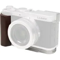 SmallRig Plaque de montage en L 5943 avec poignée en bois pour Panasonic LUMIX L10, argent