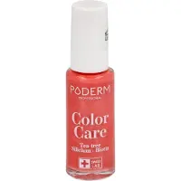 Poderm Color Care Tea Tree Vernis à ongles No 273 Rouge Corail 8 ml Vernis À Ongles Médicinal
