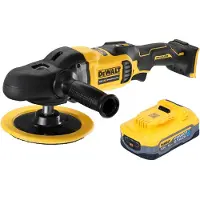 DeWalt DCM 849 N Polisseuse excentrique sans fil 18 V 180 mm Brushless + 1x batterie Powerstack 5,0 Ah - sans chargeur