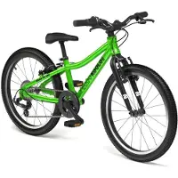 Yedoo Koolo 20 - Vélo pour enfants à partir de 5 ans, à partir de 110 cm de hauteur, cadre léger en aluminium, roues de 20ŽŽ avec pneus universels, sept vitesses, , poids 7,2 kg, vert