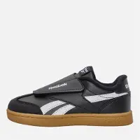 Reebok Baskets Enfant Smash Edge à scratch Noir/Blanc/Gum