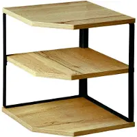 Kesper Étagère dAngle Cuisine - MDFet Métal - 26 x 26 x 28 cm