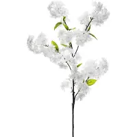 Party Deco Fleur artificielle - fleur de cerisier, 97 cm, blanc