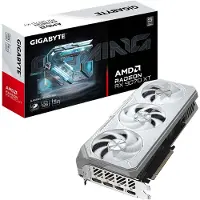 Gigabyte Radeon RX 9070 XT GAMING OC ICE 16G Carte Graphique - 16GB GDDR6, 256bit, PCI-E 5.0, 3060 MHz Fréquence du cur, 2 x DisplayPort, 2 x HDMI, GV-R907XGAMINGOCICE-16GD