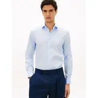 Tommy Hilfiger Mw0mw42779 Long Sleeve Shirt Bleu 41 Homme