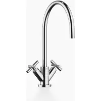 Dornbracht TARA Mitigeur monotrou, bec pivotant à 360°, saillie 235mm, 22815892-00