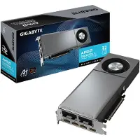 Gigabyte technology Radeon AI PRO R9700 AI TOP 32G Carte Graphique – 32 Go GDDR6, 256 bits, PCI-E 5.0, 2920 MHz Fréquence du processeur, 3 x DisplayPort, 1 x HDMI, GV-R9700AI TOP-32GD 1.1
