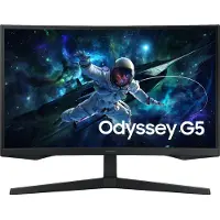 Samsung ECRAN 27'' Gaming NOIR Odyssey G55C VA Incurvé 1000R 2560x1440 300cd/m² 1ms 165Hz 1xHDMI 1xDP Pied inclinable LS27CG554EUXEN
