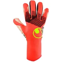Uhlsport Gants de gardien Fangmaschine Ultragrip Zne, rouge fluo/blanc/jaune fluo, taille : 7