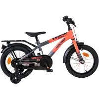 Volare Vélo pour enfants Thombike - Garçons - 14 pouces - Orange/Gris