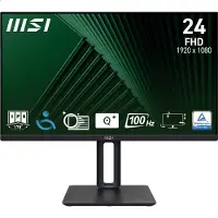 MSI 60 cm (23.8") FHD écran platPRO MP245PG (TFT/LCD) - IPS 4ms 100hz Pivot noir (9S6-3PC19M-005)