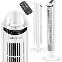 Kesser - Ventilateur tournant avec télécommande, écran LED, ventilateur de table, climatiseur