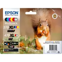 Epson 378/478XL (C13T379D4010) - 6 couleurs - Cartouche d'encre - Grande capacité - Multipack