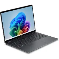 HP Ordinateur portable 2-en-1 OmniBook X Flip avec IA de nouvelle génération 16-cb0471ng, processeur Intel Core Ultra 7, 40,6 cm (16 pouces), 1920 x 1200 pixels, 32 Go, 1 To, Windows 11 Famille