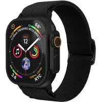 VONMHLEN Classic Nylon Loop - 44 45 46 49mm - One Size (Nylon), Sangles de montre, Noir