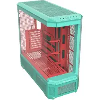 Thermaltake CA-11H-00FLWN-00, Tour complète, PC, Couleur menthe, ATX, EATX, Micro ATX, Mini-ITX, SPCC, Verre trempé, Plus