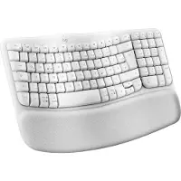 Logitech Wave Keys For Mac Wireless Keyboard English Blanc