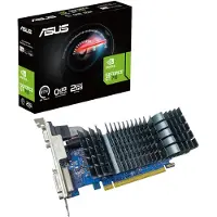 Asus GeForce GT 710 EVO - Cartes graphiques - GF GT 710 - 2 Go DDR3 - PCIe 2.0 Low-Profile - DVI, HDMI, D-Sub - ohne Lüfter (90YV0ALA-M0NA00)