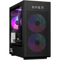 HP Ordinateur de bureau gaming OMEN 35L, modèle GT16-1474ng, avec processeur AMD Ryzen 7, 9800X3D, 32 Go de mémoire DDR5-SDRAM, 1 To de stockage, et système d'exploitation Windows 11 Home