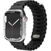 Vonmählen Wave Band 2 - 40 41 42mm - Taille unique (Silicone), Sangles de montre, Noir