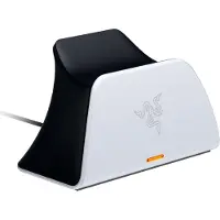 Razer Quick Charging Stand for PlayStation 5 –White NASA Packaging (PS5), Manette : accessoires, Blanc