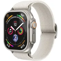 Vonmählen Bracelet Classic Nylon Loop pour Apple Watch | 44/45/46/49 mm - Cream
