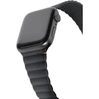 Decoded Silicone Magnetic Traction Strap Lite Apple Watch Series 1-10 / SE / Ultra (2) - 42/44/45/46/49 mm - Charcoal