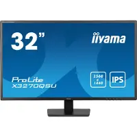 Iiyama Moniteur LED IPS ProLite X3270QSU-B1 31.5" WQHD, 100 Hz, 3 ms, HDMI, DisplayPort, HUB USB 3x3.2, sans scintillement + lumière bleue