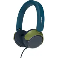 Philips TAK2000CT/00 écouteur/casque Écouteurs Avec fil Arceau Appels/Musique USB Type-C Bleu, Vert, Gris