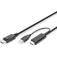 Digitus Ak-330111-020-s 1 M Fiber Optic Cable Rose