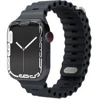 Vonmählen Wave Band 2 - 40 41 42mm - Taille unique (Silicone), Sangles de montre, Bleu