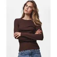 Pieces T-shirt 'PCRUKA' brun foncé