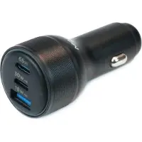 Mobilis Energia Charger 95W Car Charger 2 USB-C 1 USB-A SB