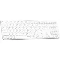 Rapoo 00228034, sans fil, Bluetooth, QWERTZ, blanc