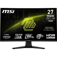 MSI MAG 274CQFDE écran d'ordinateur 68,6 cm (27") 2560 x 1440 pixels Wide Quad HD Noir