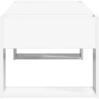 vidaXL Table basse blanche 110 x 50 x 41 cm Bois composite