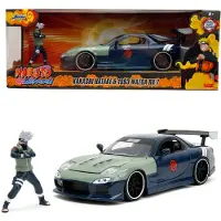 Jada Naruto Kakashi Hatake 2009 Mazda Rx-7 1:24 Vehicle Gris Enfants