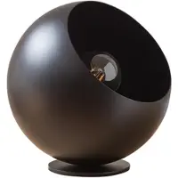 Lux.pro Lampe de table 'Lukkodso' 1xE27 Lampe de table Ø20 x 20 cm avec abat-jour sphérique Métal Noir