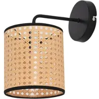 Lux.pro Applique 'Southend' E14 aspect rotin beige