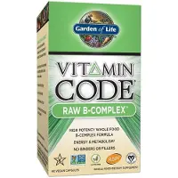Garden of life , Vitamin Code, B-Complexe RAW, 60 Gélules Végétaliennes