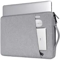 INF Housse pour ordinateur portable 13,3 pouces en toile Gris