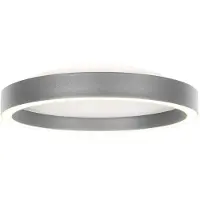 Steinhauer Lampe de plafond à design Ringlux Métal brossé Ø 30cm