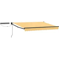 vidaXL Auvent électrique rétractable , couleur sable, 3 x 2,5 m