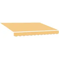 vidaXL Tissu de remplacement pour stores, couleur sable, 581 x 345 cm, polyester