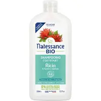 Natessance Shampooing Fortifiant à l’Huile de Ricin et Kératine Végétale 500 ml Shampooing