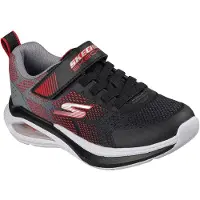 SKECHERS Baskets 'MICROSPEC MAX VELOCITY' gris / rouge / noir / blanc