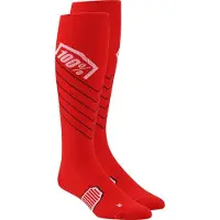 100% Hi Side Long Socks Rouge EU 38-42