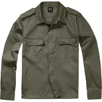 Brandit Us Long Sleeve Shirt Vert 6XL Homme