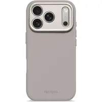 Decoded Coque en silicone MagSafe pour Apple iPhone 17 Pro Max - Soft Taupe